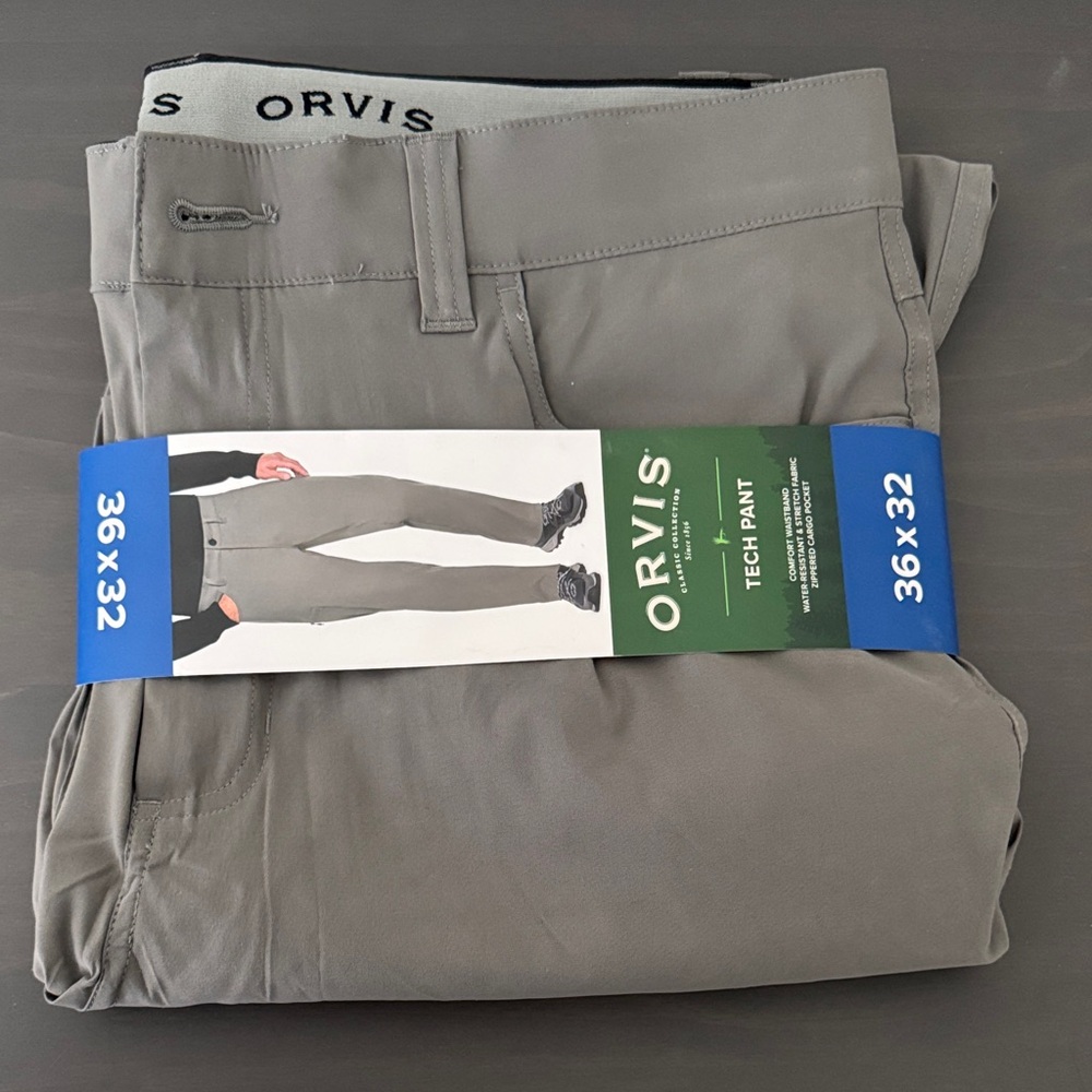 Orvis Men’s Tech Pant in Gray